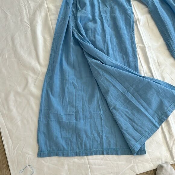 Becca Women's Gauzy Smocked Waist Pants, Swim coverup, Coastline, Small, NWT - Picture 4 of 10